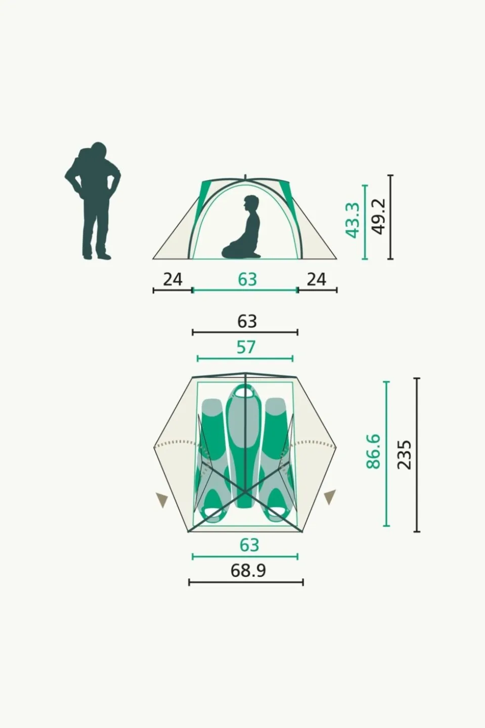 Jack Wolfskin Tent Stratos Lite III
