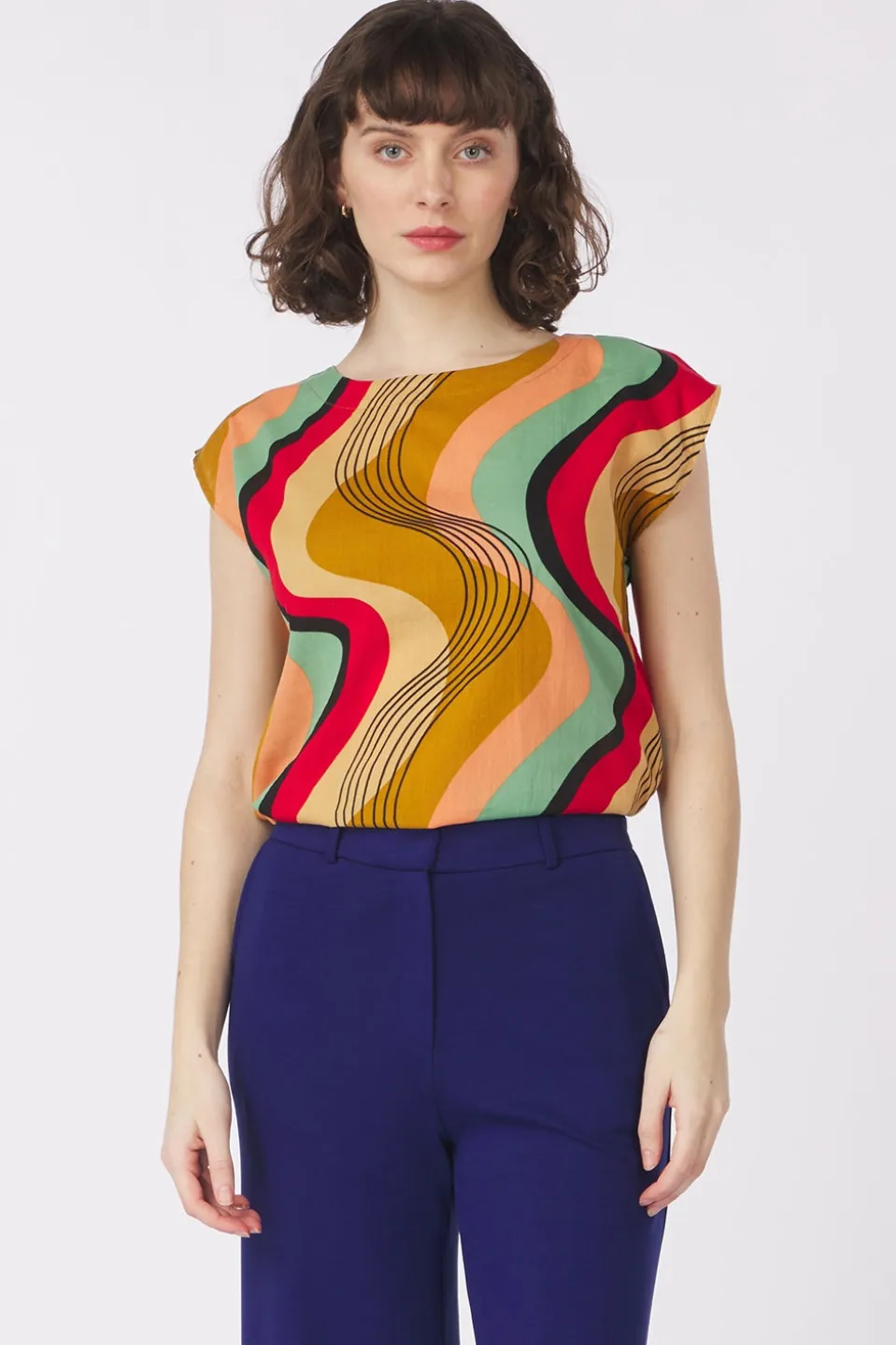 King Louie Blouse Selly Top Falaise