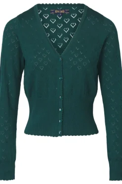 King Louie Cardigan V Heart Ajour Bci