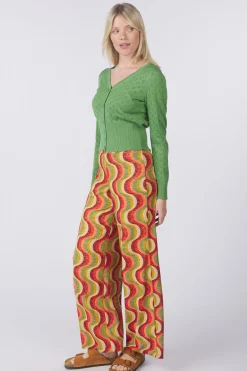 King Louie Cardigan V Heart Ajour Bci