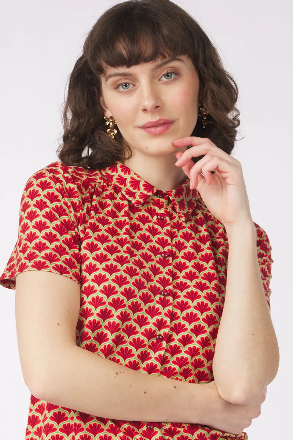 King Louie Hemd Maisie Blouse Touche