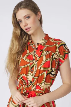 King Louie Jurk Amy Dress Mellow Dobby