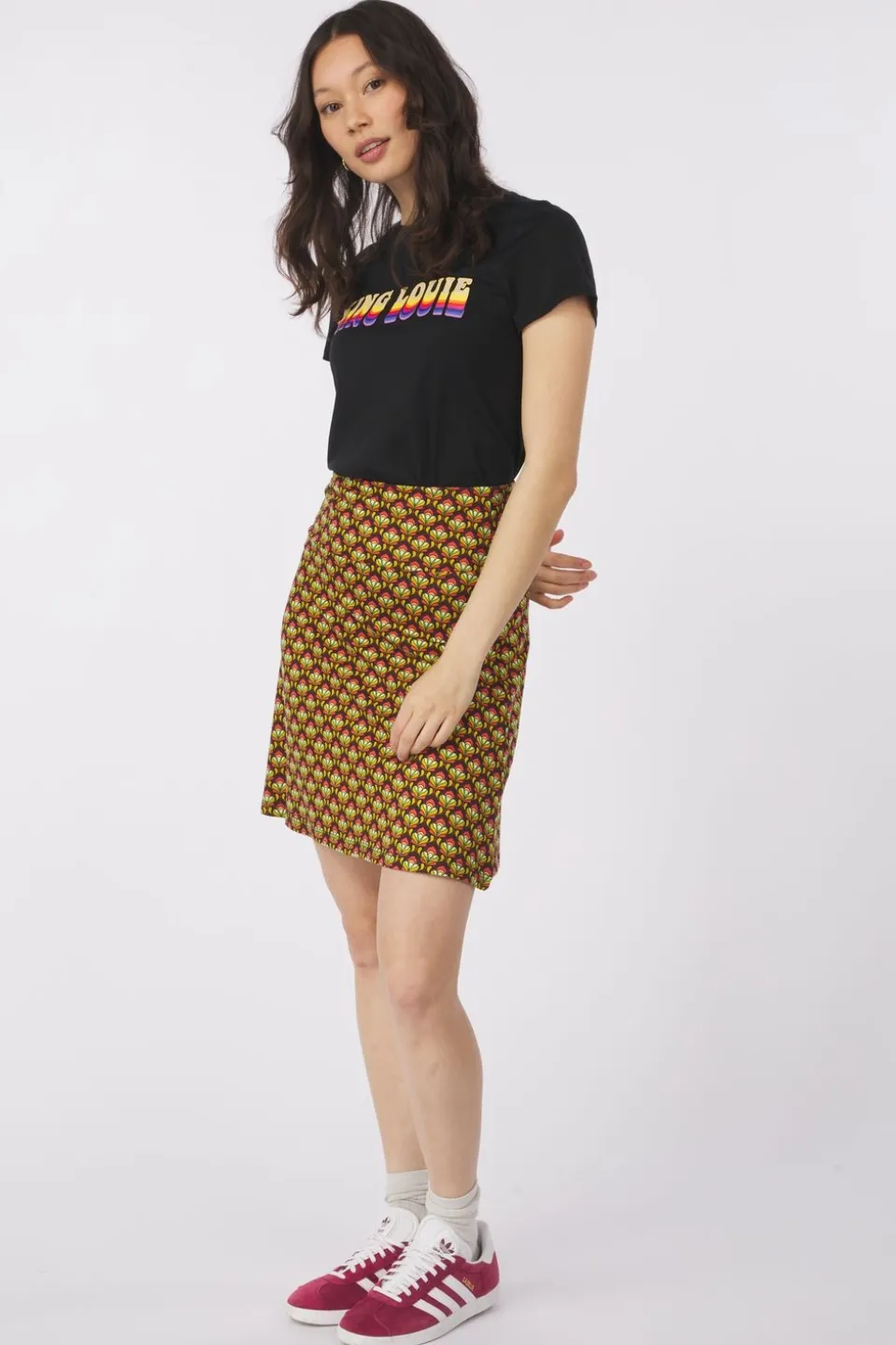 King Louie Rok Border Skirt Toulouse