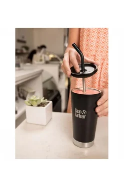 Klean Kanteen Rietje Met Lid En Reinigingsborstel Rvs