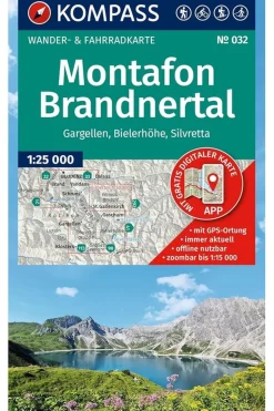KOMPASS Boek Montafon 032 Gps R/V Kompass Silvretta + Ag