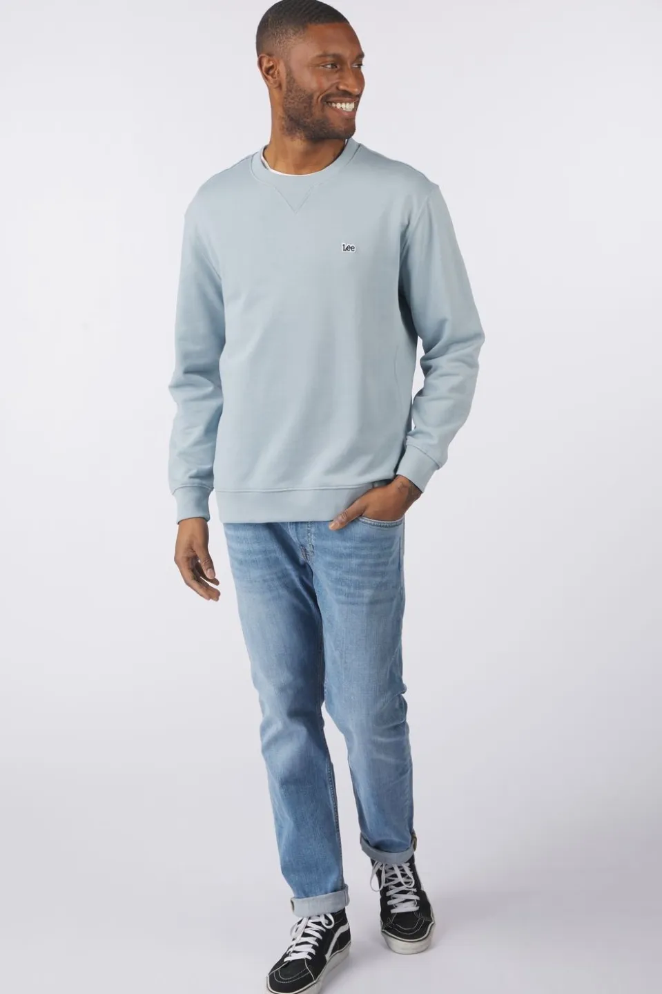 LEE Trui Patch Crew Sws