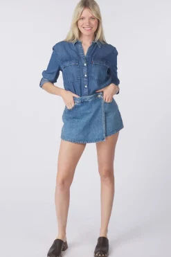 Levi's Hemd Doreen Utility Dark Indigo - Worn In