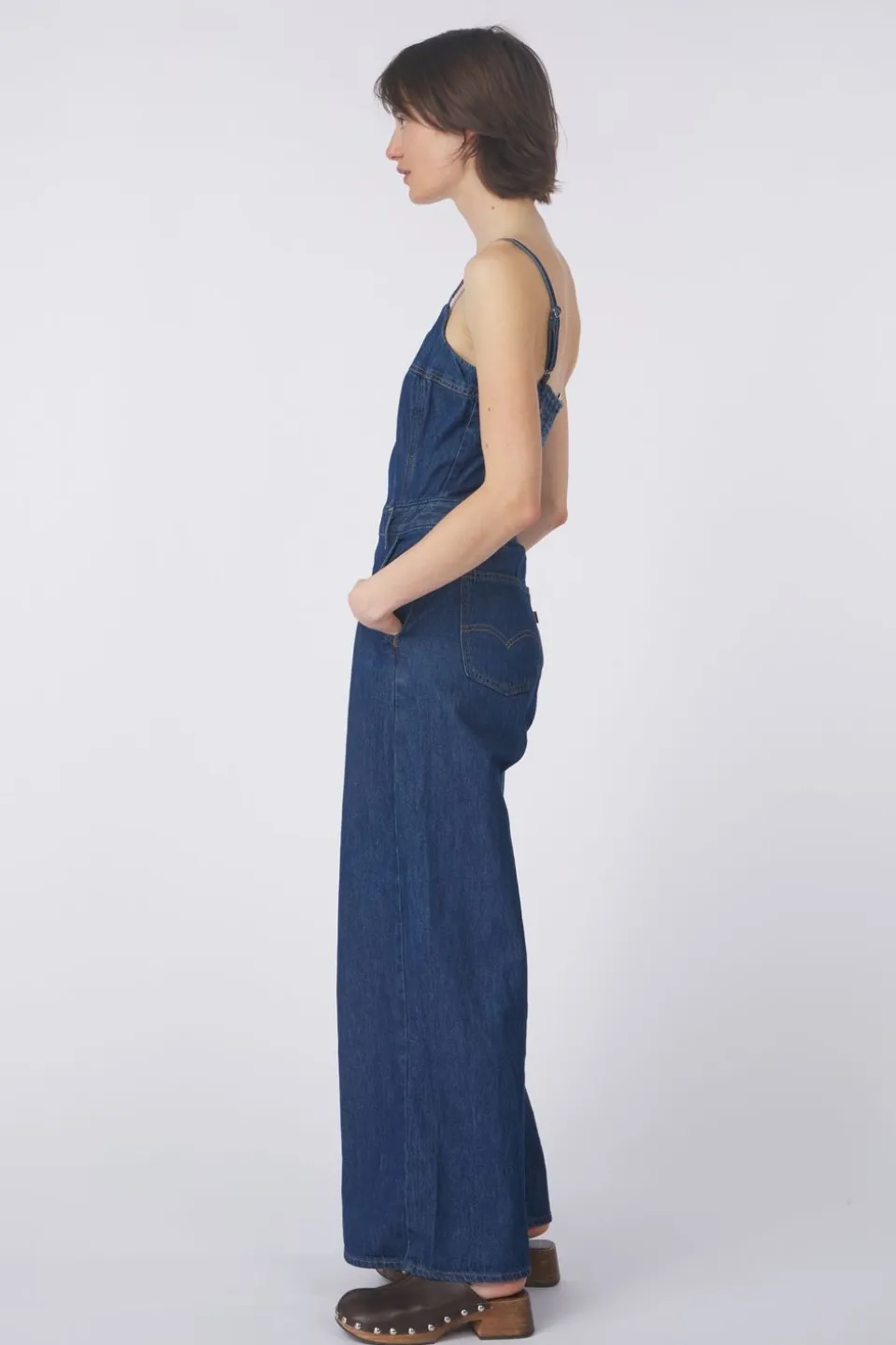 Levi's Jumpsuit Bustier Dark Indigo - Flat Finish