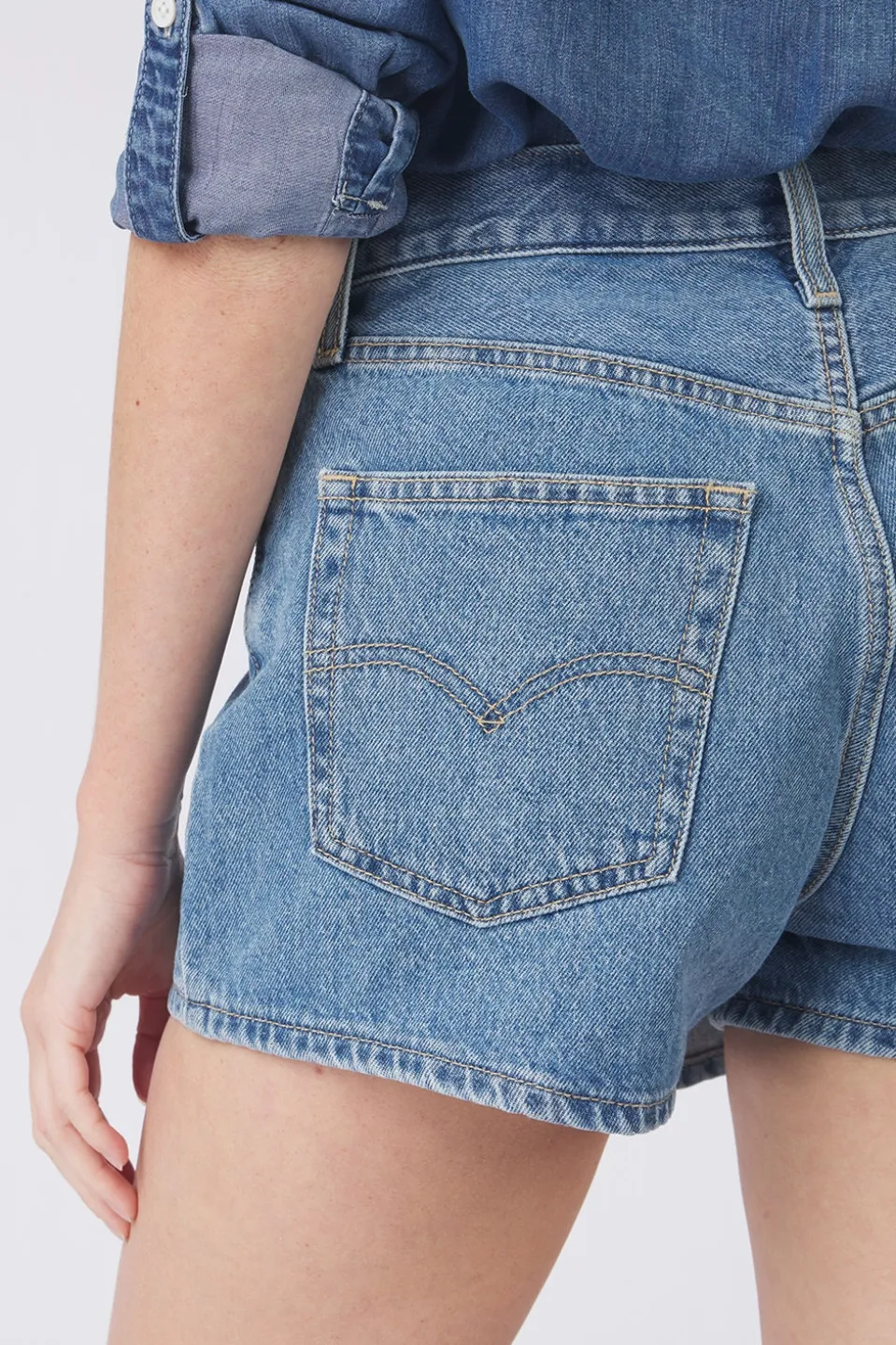 Levi's Short Light Indigo - Flat Finish