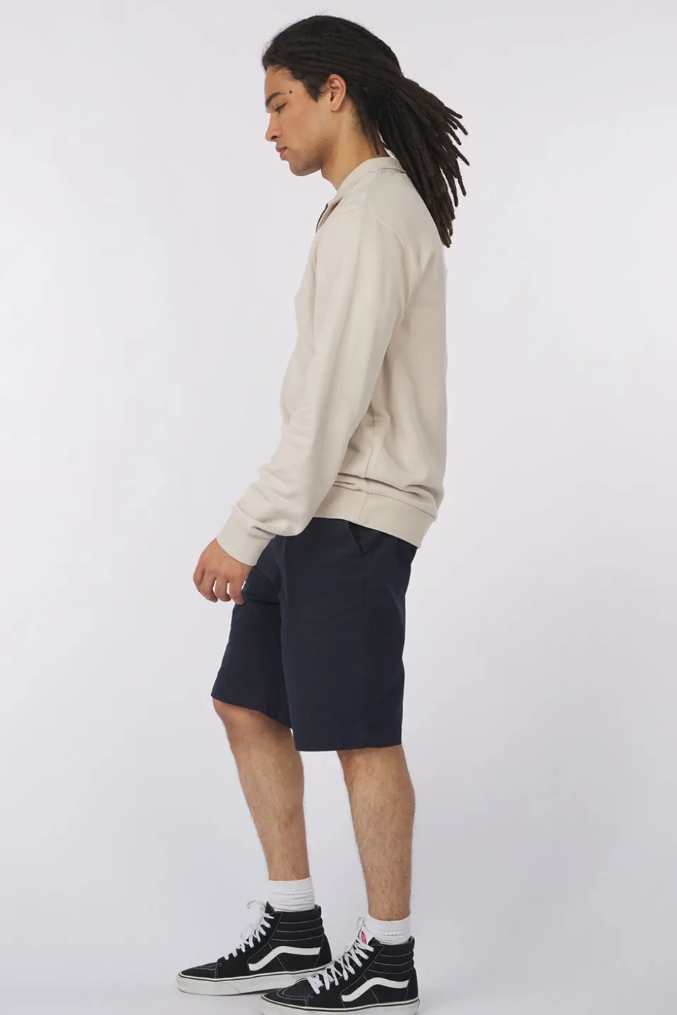 Lyle & Scott Trui Tonal Eagle Quarter Zip Sweat Tonal Eagle