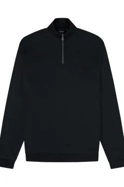 Lyle & Scott Trui Tonal Eagle Quarter Zip Sweat Tonal Eagle
