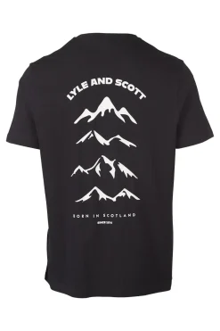 Lyle & Scott T-Shirt Mountain Borders Graphic Graphics