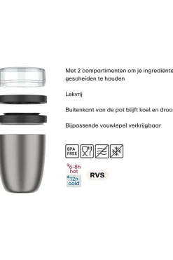 Mepal Voorraadpot Isoleer Lunchpot Ellipse