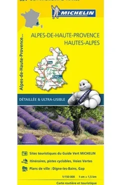 Michelin Alpes-de-Haute-Provence /Hautes-Alpes 334 mich(r)