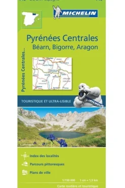 Michelin Pyreneeën Centr., Béarn,Bigorre, Aragon 145 mich (r)
