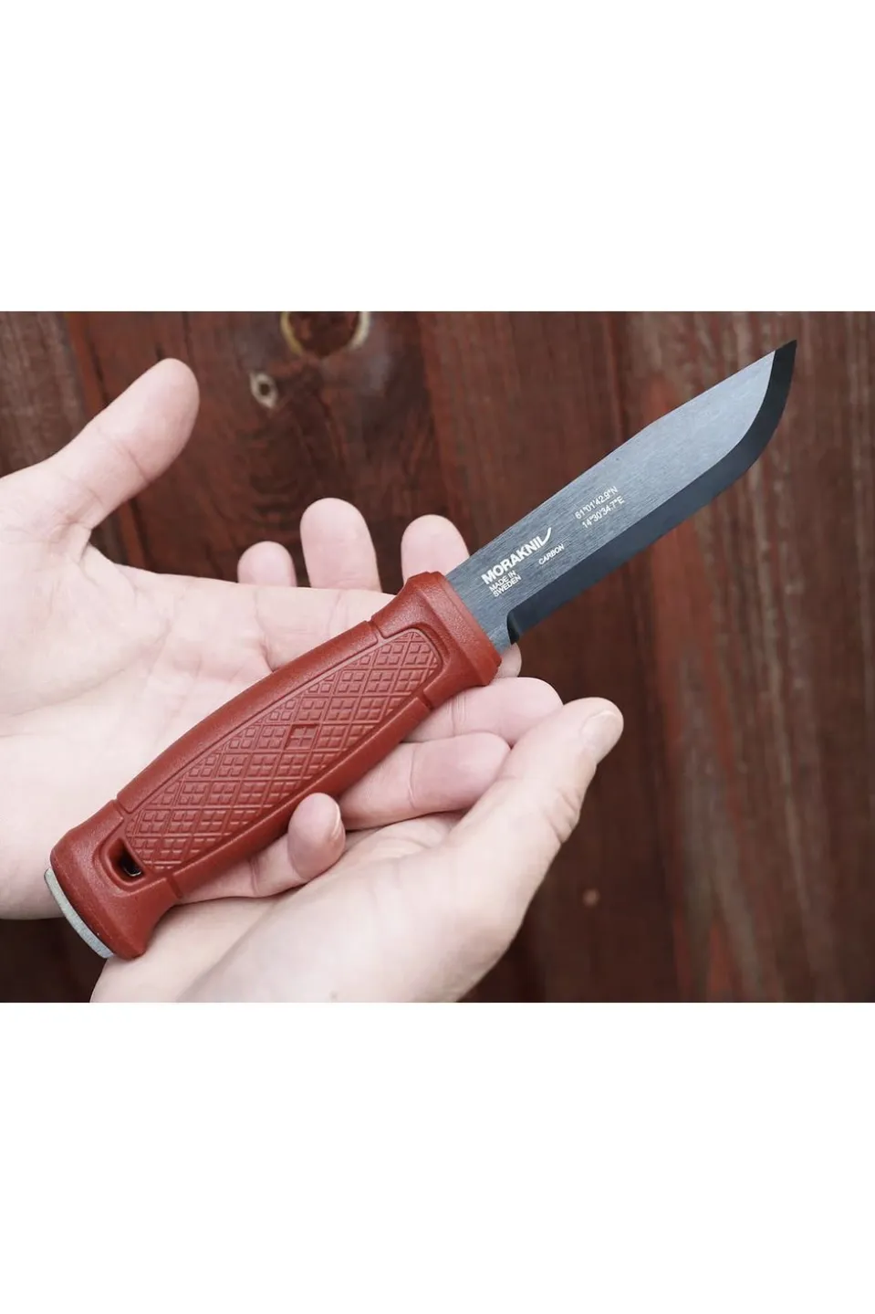 Morakniv Mes Garberg Black Blade Dala Red