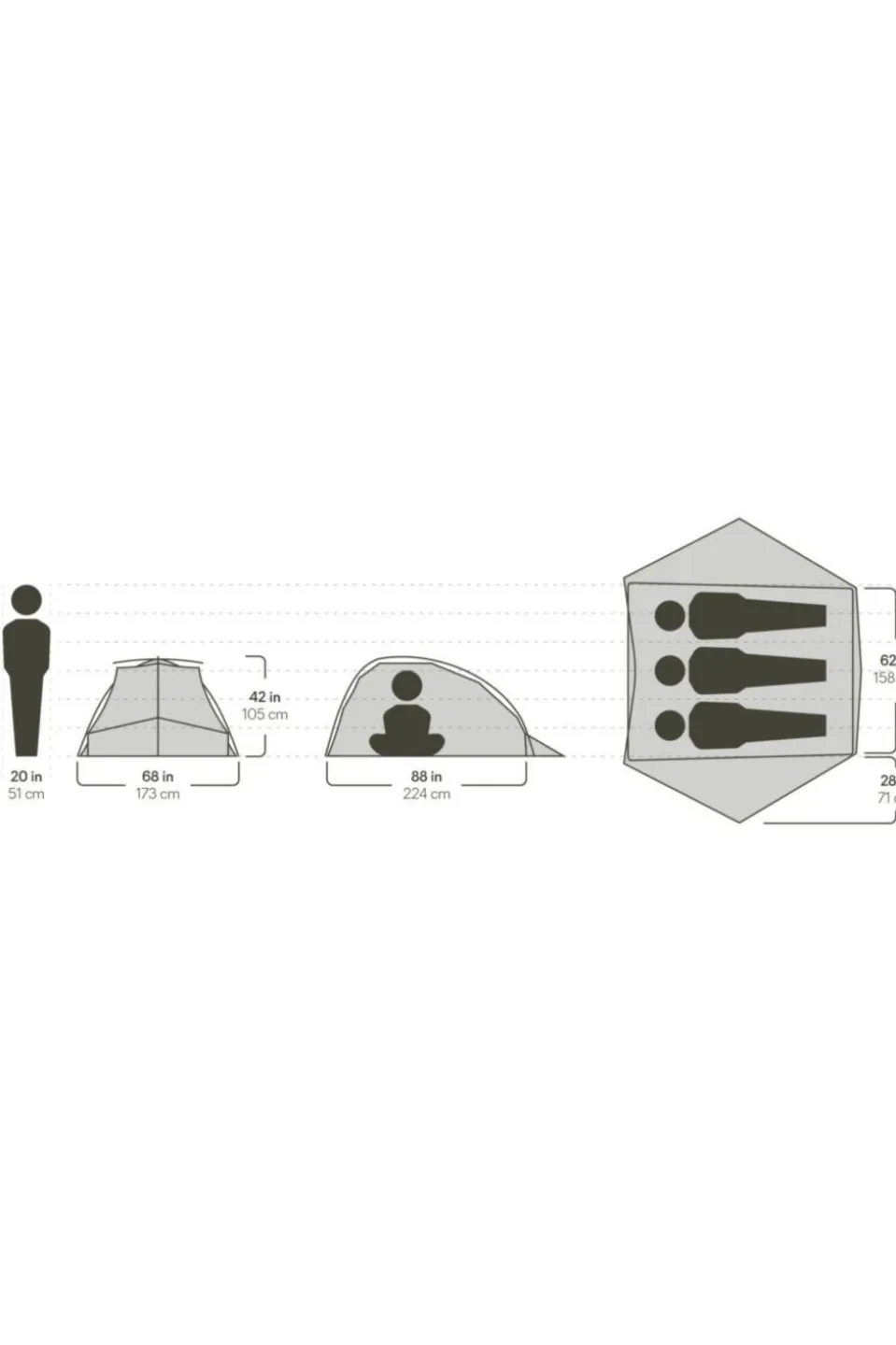 Nemo Tent Mayfly Osmo 2P