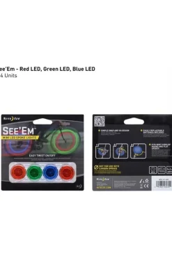 Nite Ize See Em Mini Spoke (4Pcs)