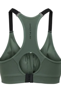 Only Play Sport Bh Onpjana-3 Zip Sports Bra