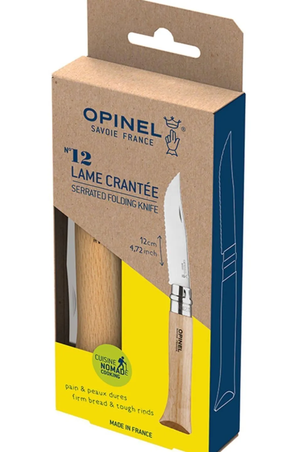 Opinel Mes No. 12 Inox Serrated