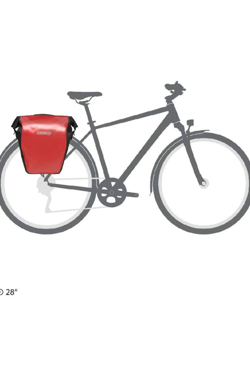 Ortlieb Fietstas Achter Backroller Core Single