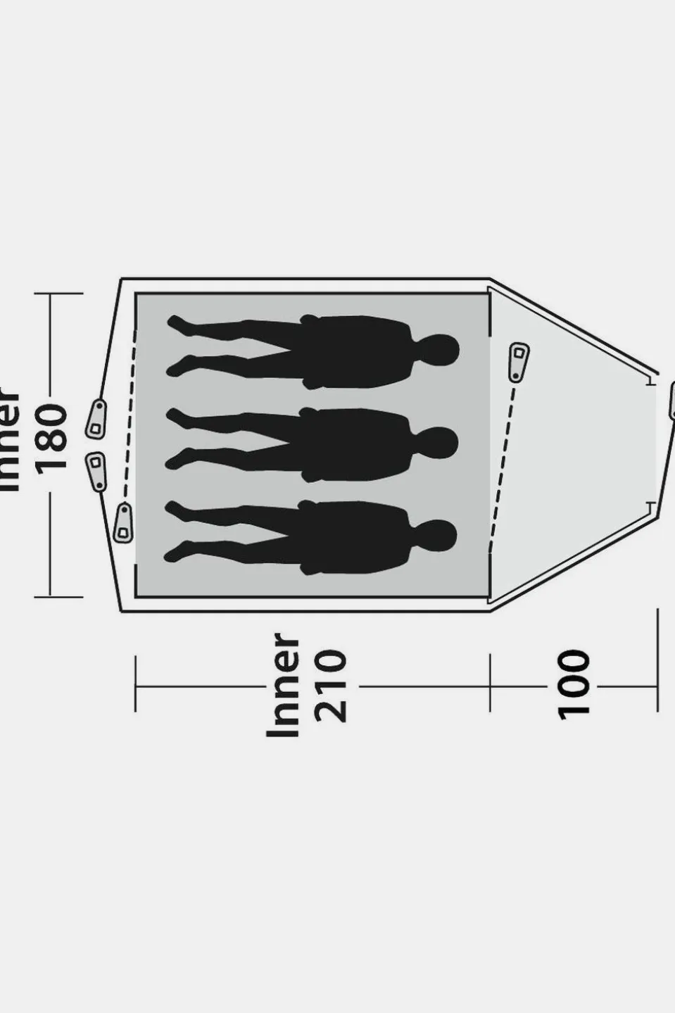 Outwell Tent Cloud 3 - New