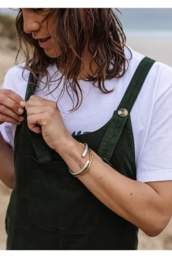 Passenger Clothing ltd Broek Meadows Cord Dungarees