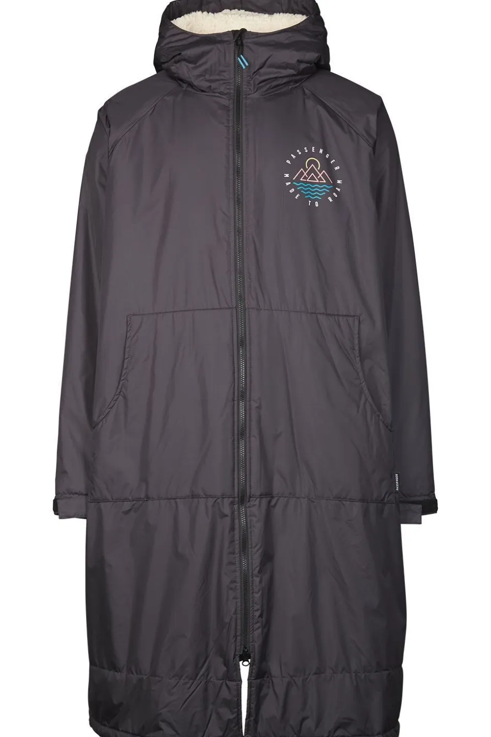 Passenger Clothing ltd Poncho Jas Escapism Sherpa Lined Changing Robe