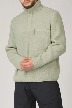 Peak Performance Fleece M Fleece Snap T-Neck