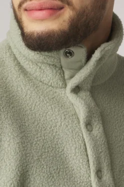 Peak Performance Fleece M Fleece Snap T-Neck