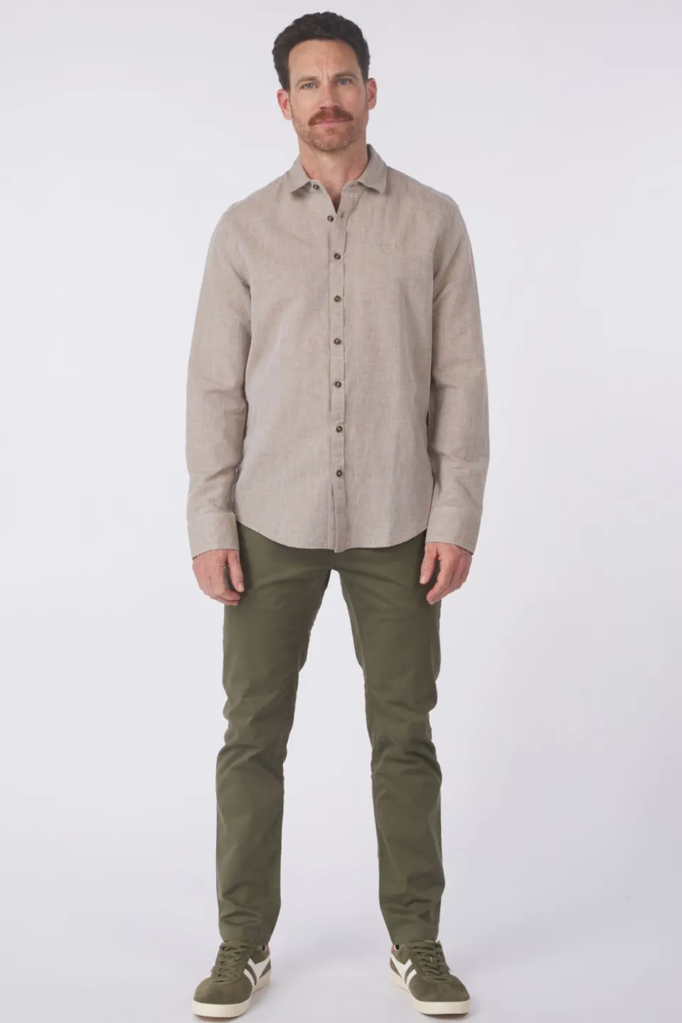 PME Legend Hemd Cotton Linen 2 Tone