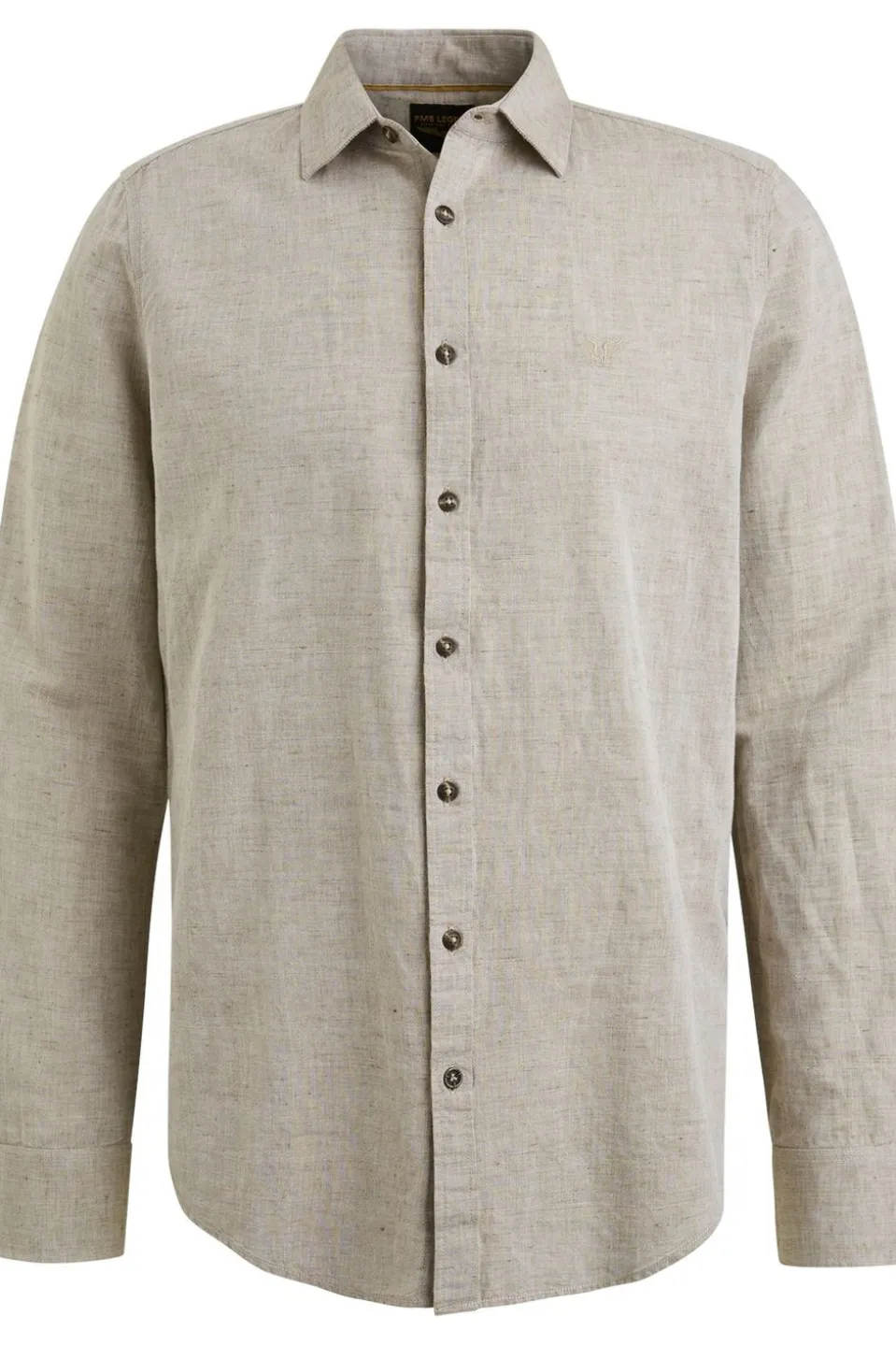 PME Legend Hemd Cotton Linen 2 Tone