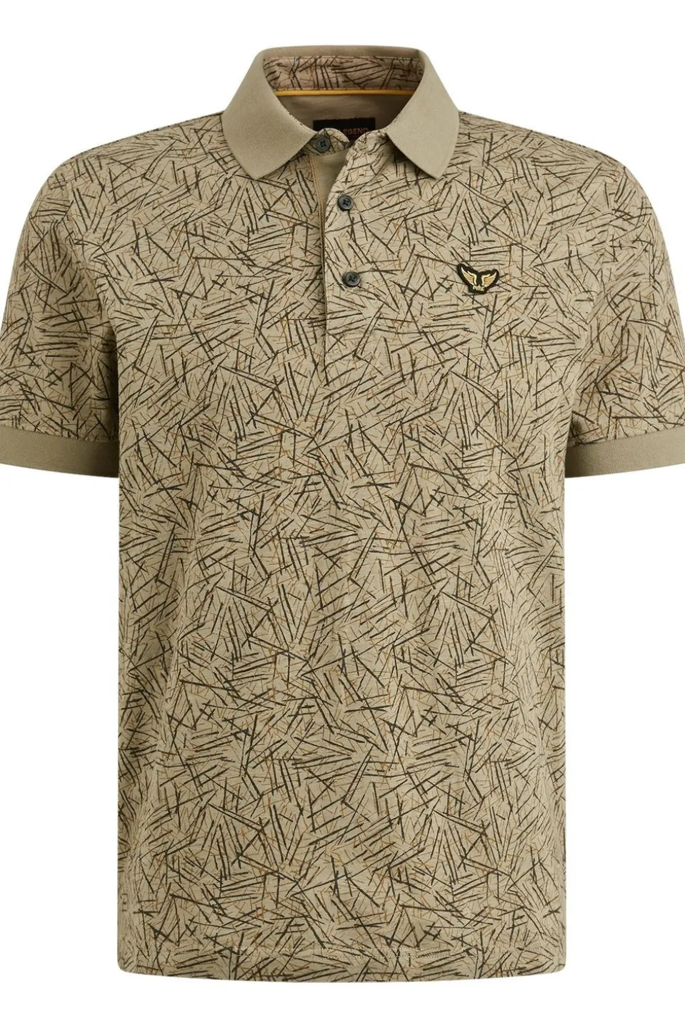 PME Legend Polo Slub Jersey Aop
