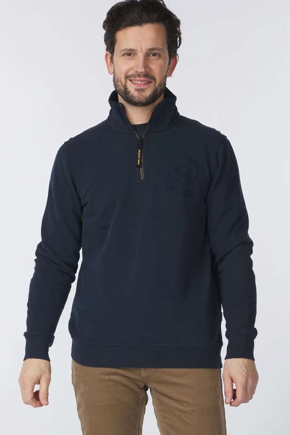 PME Legend Trui Half Soft Brushed Terry