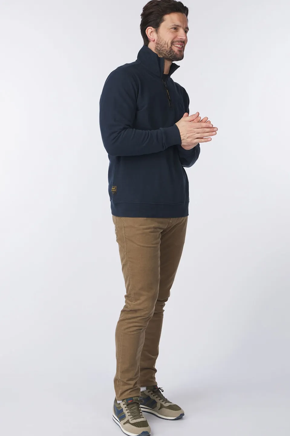PME Legend Trui Half Soft Brushed Terry