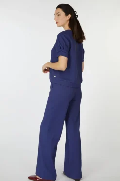 Pom Amsterdam Blouse Senna Sapphire Blue