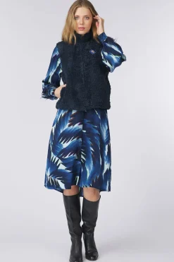 Pom Amsterdam Gilet Teddy Love Navy