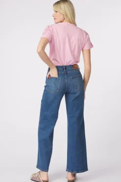 Pom Amsterdam Jeans Wide Leg Vintage Blue