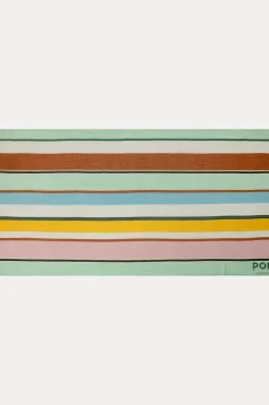 Pom Amsterdam Sjaal Shawl Paradise Stripes Linen