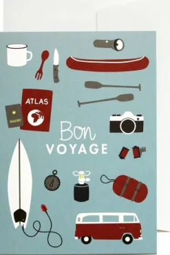 Roadtyping Wenskaart Bon Voyage