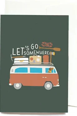 Roadtyping Wenskaart Let'S Go Somewhere
