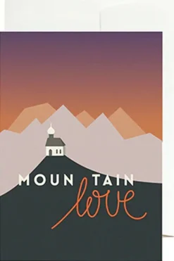 Roadtyping Wenskaart Mountain Love