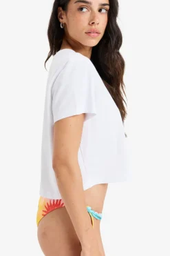 Roxy T-Shirt Atlas Oceanregular Crop