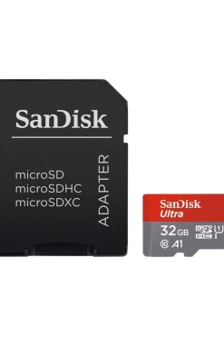 Sandisk GPS Acc 32GB Micro SDHC Ultra Android 120 MB/s CLASS 10 A1