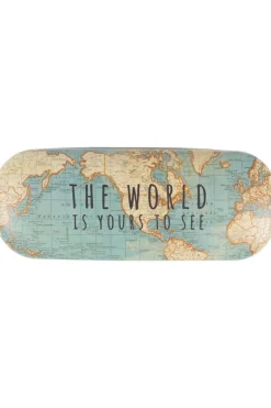 SASS & BELLE Brillenkoker RETRO vintage world map