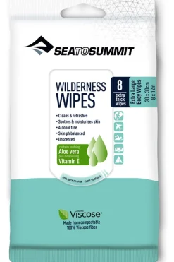 Sea To Summit Wilderness Wipes Extra Large - Packet Of 8 Wipes