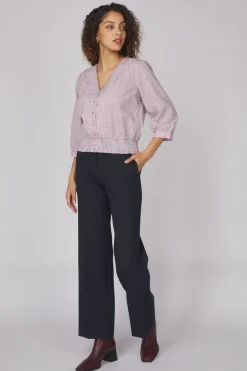 Selected Broek Rita Dark Sap Mel