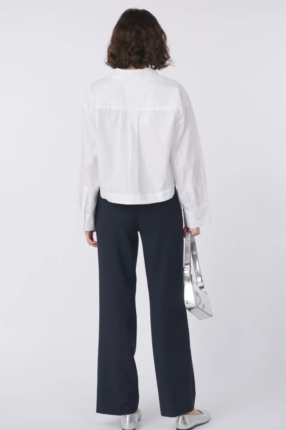 Selected Hemd Astha Cropped Boxy