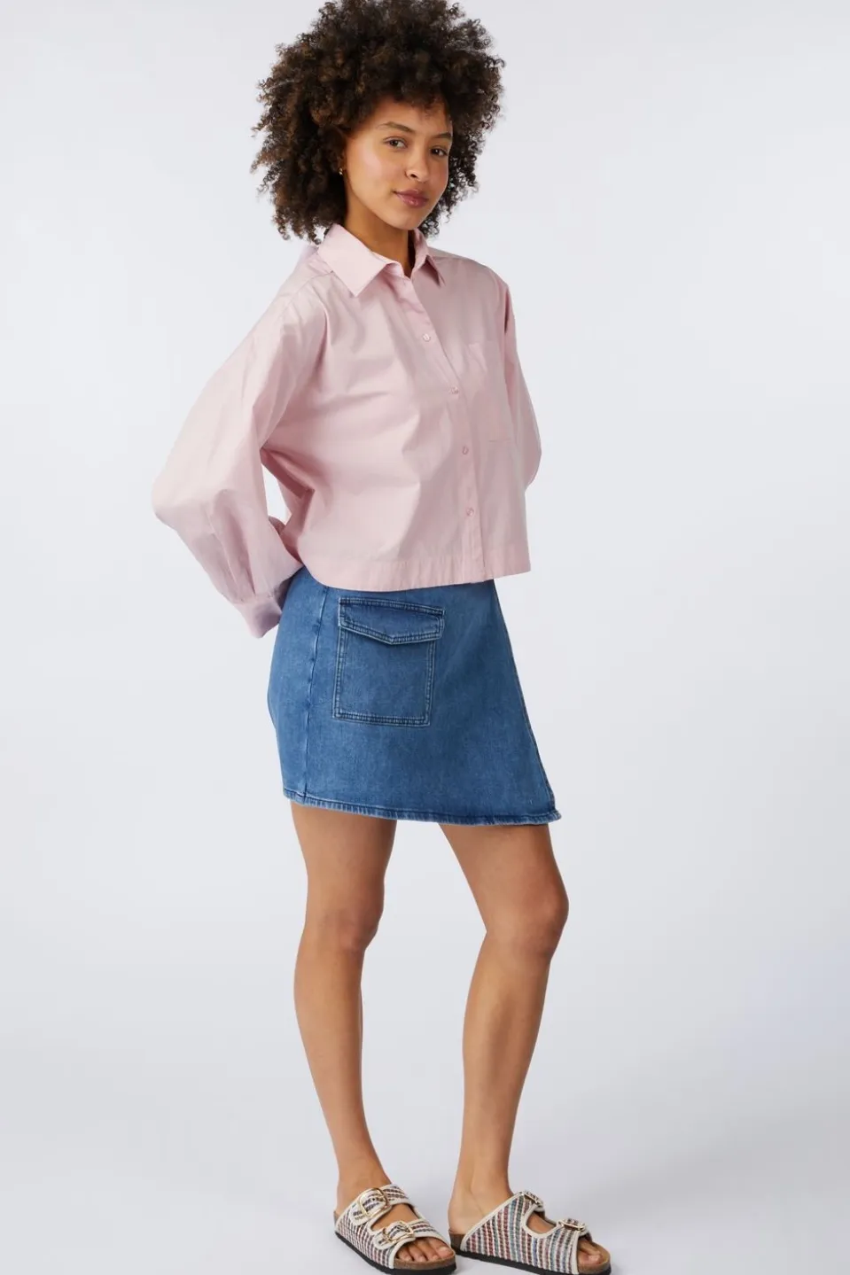 Selected Hemd Astha Cropped Boxy