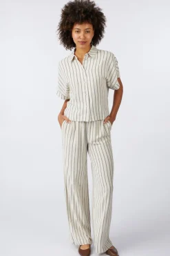 Selected Hemd Viva Striped Cropped Sunshirt